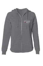 Load image into Gallery viewer, Womens Lightweight Wash Zip Hoodie