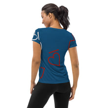 Load image into Gallery viewer, All-Over Print Women's Athletic T-shirt