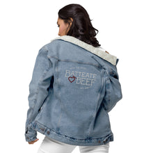 Load image into Gallery viewer, Unisex denim sherpa jacket