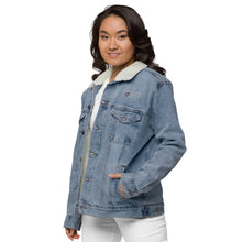 Load image into Gallery viewer, Unisex denim sherpa jacket