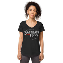 Load image into Gallery viewer, Women’s fitted v-neck t-shirt