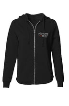 Load image into Gallery viewer, Womens Lightweight Wash Zip Hoodie
